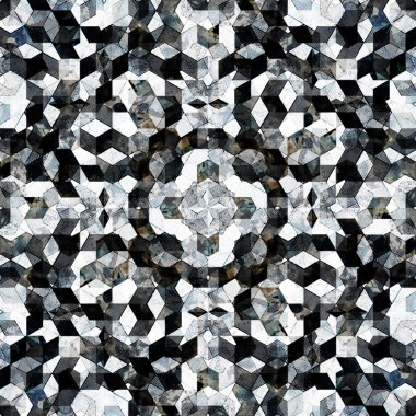 Geometri doku yaratıcı tekrar modern desen