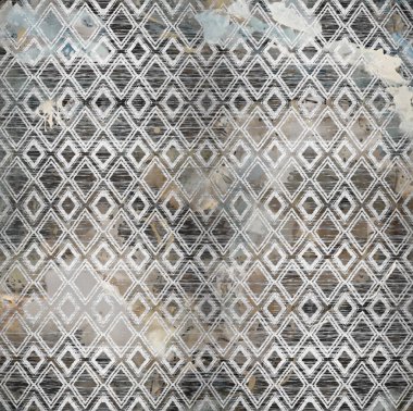 Dokularla geometri modern tekrarlama deseni