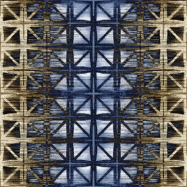 Geometria Padrão Repetição Moderna Com Texturas — Fotografia de Stock