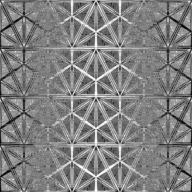 Dokularla geometri modern tekrarlama deseni