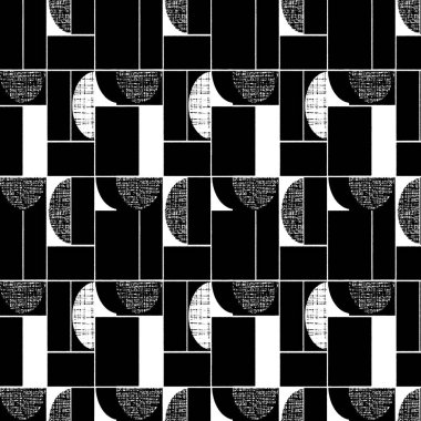 Dokularla geometri modern tekrarlama deseni