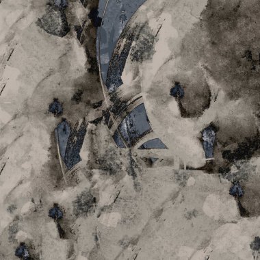 Dokularla geometri modern tekrarlama deseni