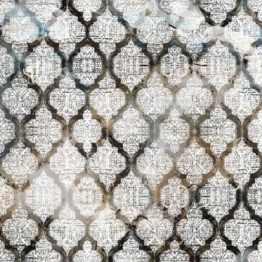 Dokularla geometri modern tekrarlama deseni