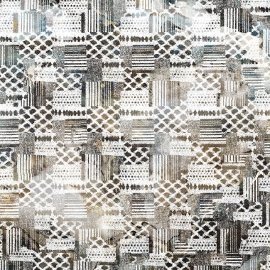 Dokularla geometri modern tekrarlama deseni
