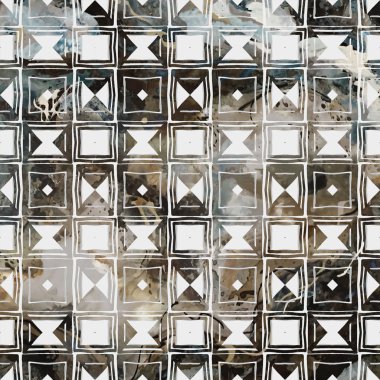 Dokularla geometri modern tekrarlama deseni