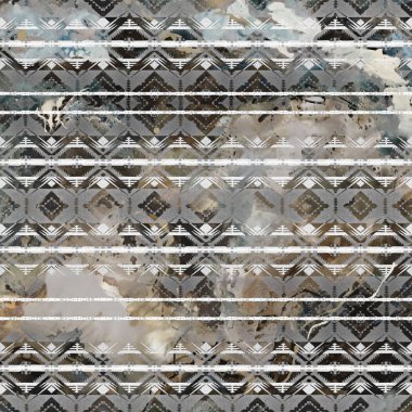 Dokularla geometri modern tekrarlama deseni