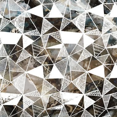 Dokularla geometri modern tekrarlama deseni