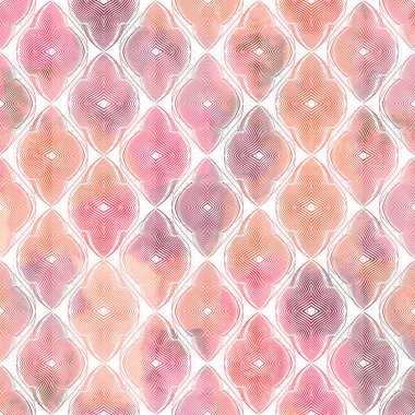 Dokularla geometri modern tekrarlama deseni