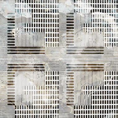 Dokularla geometri modern tekrarlama deseni