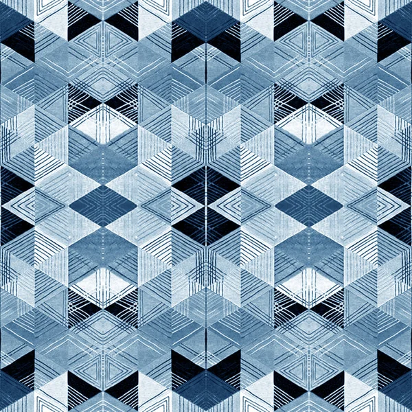 Pola Pengulangan Modern Geometri Dengan Tekstur — Stok Foto