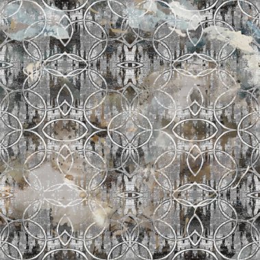 Dokularla geometri modern tekrarlama deseni