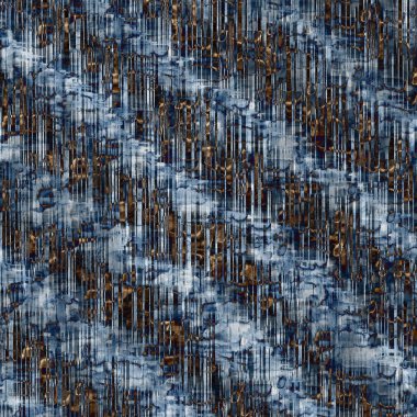 Suluboya efektli geometrik desen