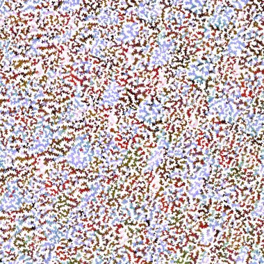 Suluboya efektli geometrik desen