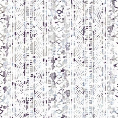 Suluboya efektli geometrik desen