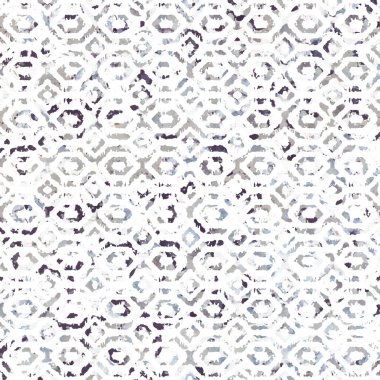 Suluboya efektli geometrik desen