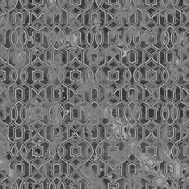 Suluboya efektli geometrik desen