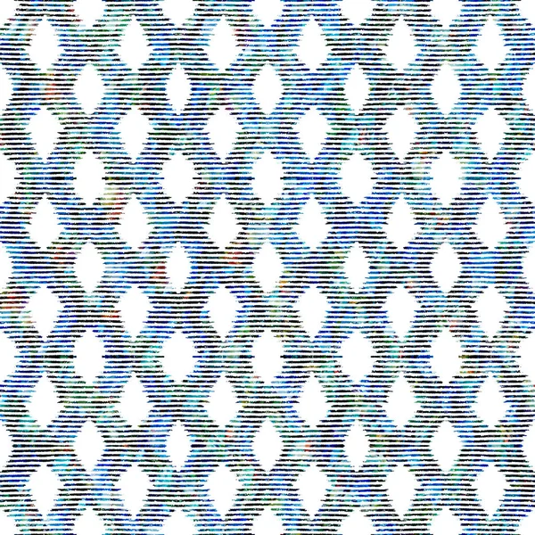 Patrón Textura Geométrica Con Efecto Acuarela —  Fotos de Stock