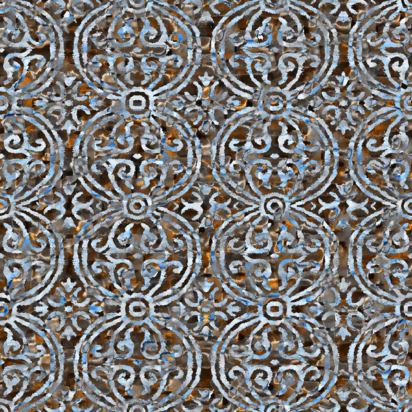 Modèle Texture Géométrique Avec Effet Aquarelle — Photo
