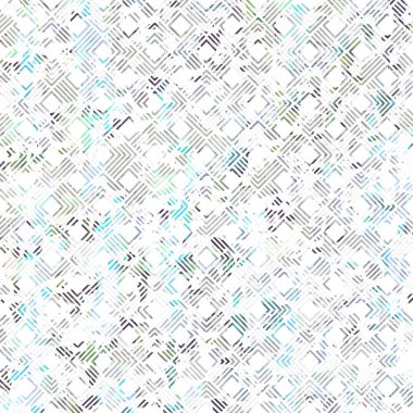 Suluboya efektli geometrik desen