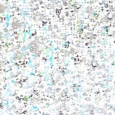 Suluboya efektli geometrik desen