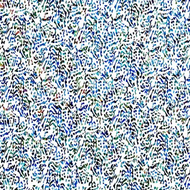 Suluboya efektli geometrik desen