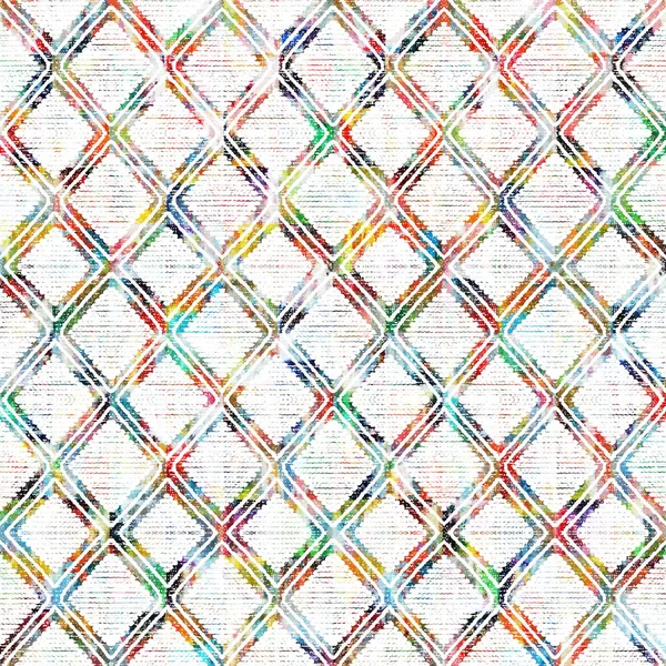 Suluboya efektli geometrik desen