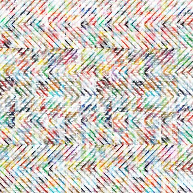 Suluboya efektli geometrik desen