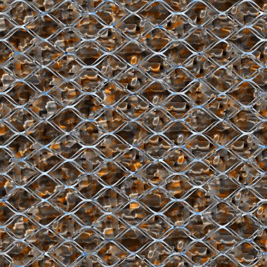 Suluboya efektli geometrik desen