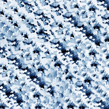 Suluboya efektli geometrik desen