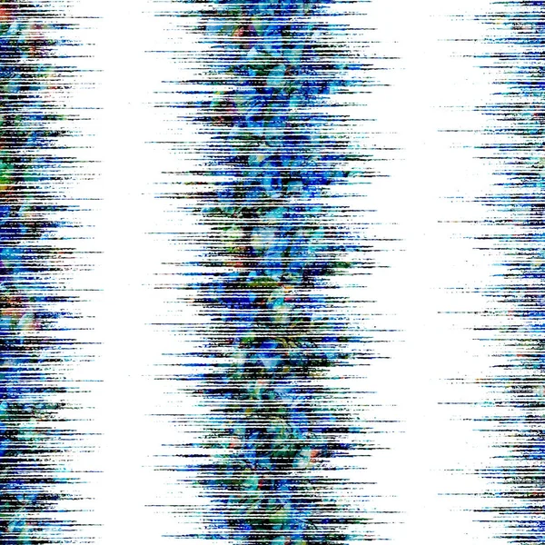 Patrón Textura Geométrica Con Efecto Acuarela —  Fotos de Stock