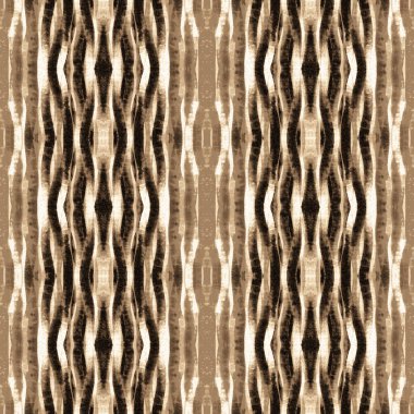 Suluboya efektli geometrik desen