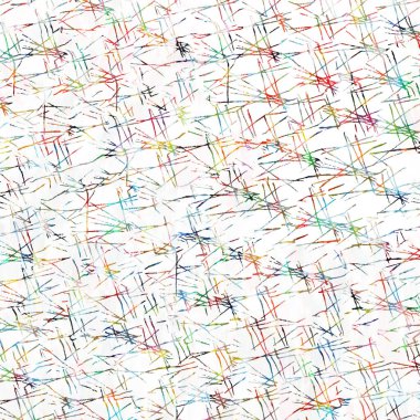 Suluboya efektli geometrik desen