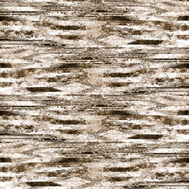 Suluboya efektli geometrik desen