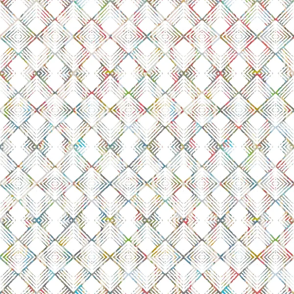 Geometrisk Tekstur Mønster Med Akvarel Effekt - Stock-foto