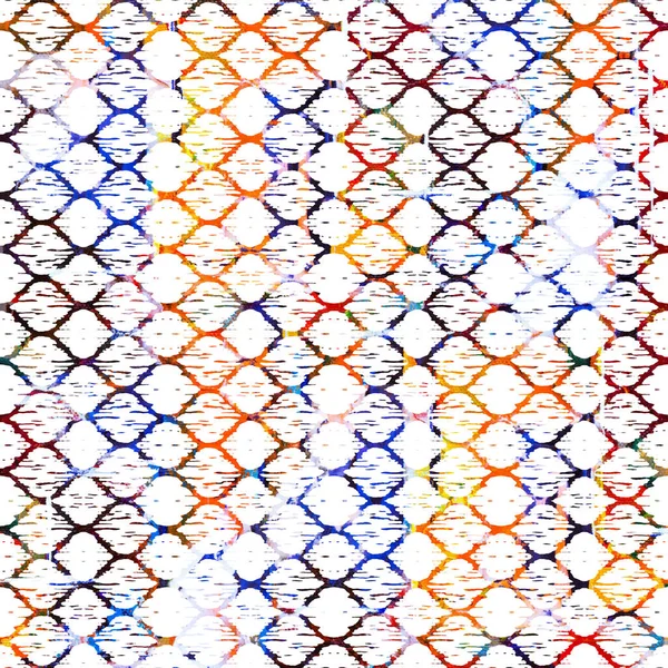 Geometrický Vzor Textury Efektem Akvarelu — Stock fotografie