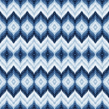 Suluboya efektli geometrik desen