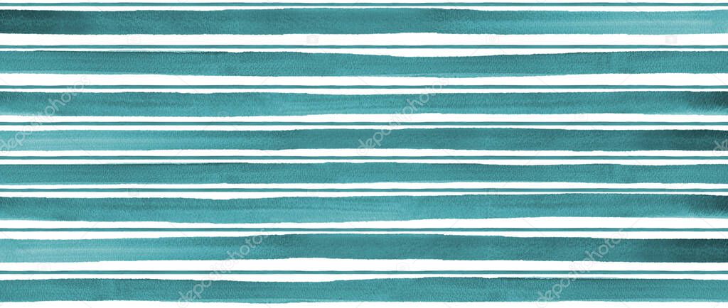 Natural watercolor lines strokes modern pattern