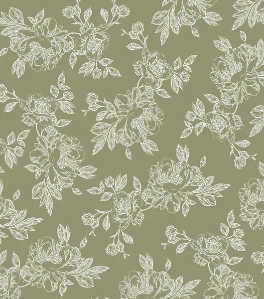 Çiçeksel doğal suluboya dokusu modern desen