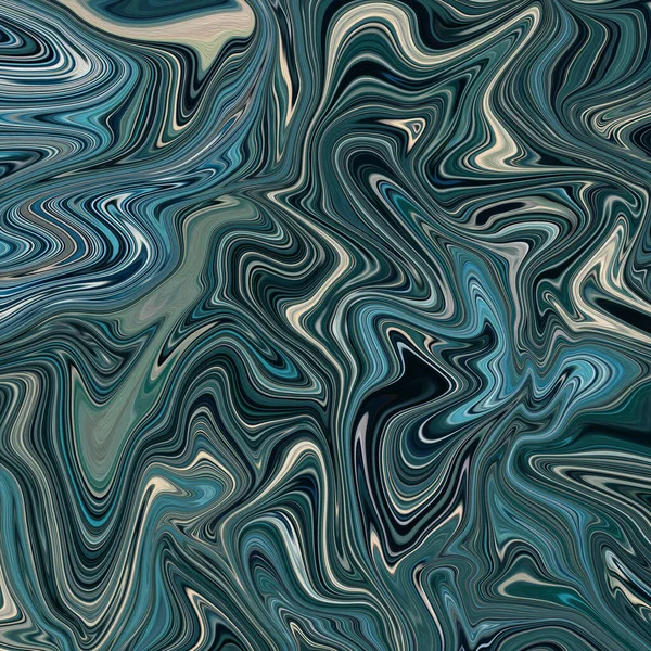 Peinture Huile Abstraite Psychédélique Colorée Sur Toile — Photo