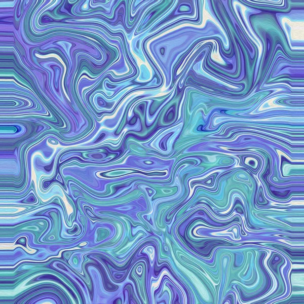 Kleurrijke Psychedelische Abstracte Olieverf Doek — Stockfoto