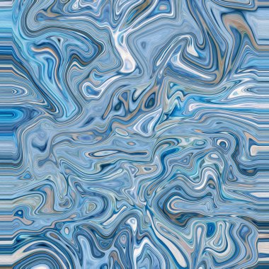 Renkli Psikedelik yağlı boya tablosu 