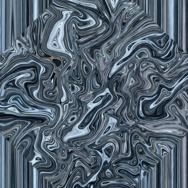 Красочная Психоделическая Абстрактная Живопись Маслом Холсте — стоковое фото