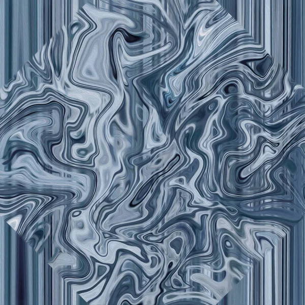 Красочная Психоделическая Абстрактная Живопись Маслом Холсте — стоковое фото