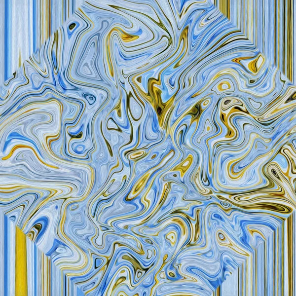 Kolorowe Psychodeliczne Abstrakcyjne Malarstwo Olejne Płótnie — Zdjęcie stockowe