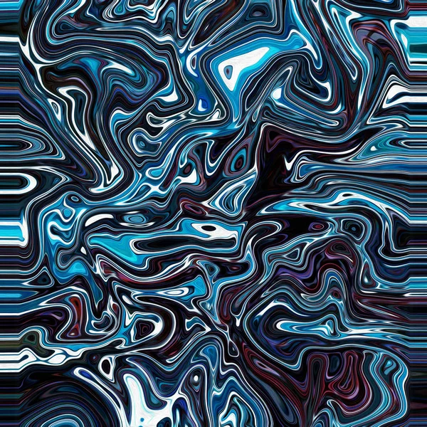 Kleurrijke Psychedelische Abstracte Olieverf Doek — Stockfoto