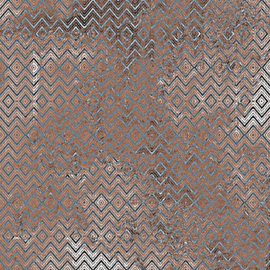 Suluboya efektli geometrik desen