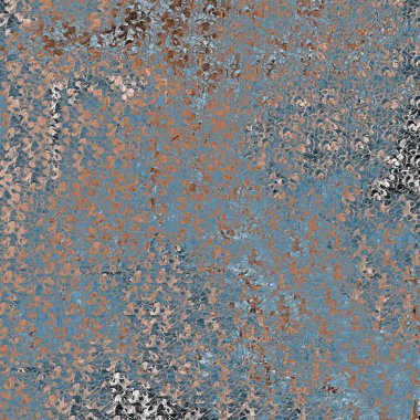 Suluboya efektli geometrik desen