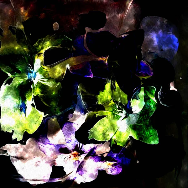 Цветочная Акварель — стоковое фото