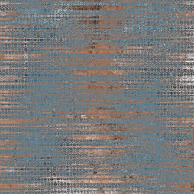 Suluboya efektli geometrik desen