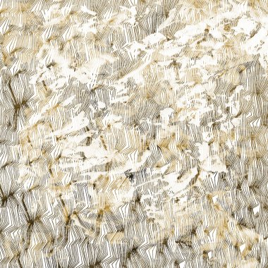 Suluboya efektli geometrik desen